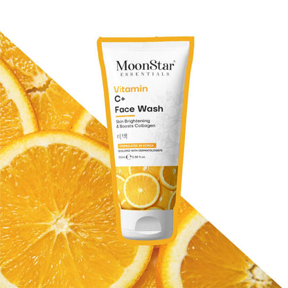 Vitamin C+ With Skin Brightening & Boosts Collagen Face Wash (100ml)