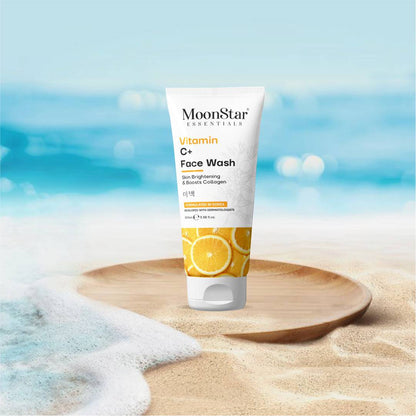 Vitamin C+ With Skin Brightening & Boosts Collagen Face Wash (100ml)