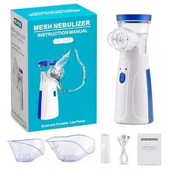 Mesh Portable Nebulizer JSL-W302, Portable Silent Inhaler for Cough, Asthma, Nasal