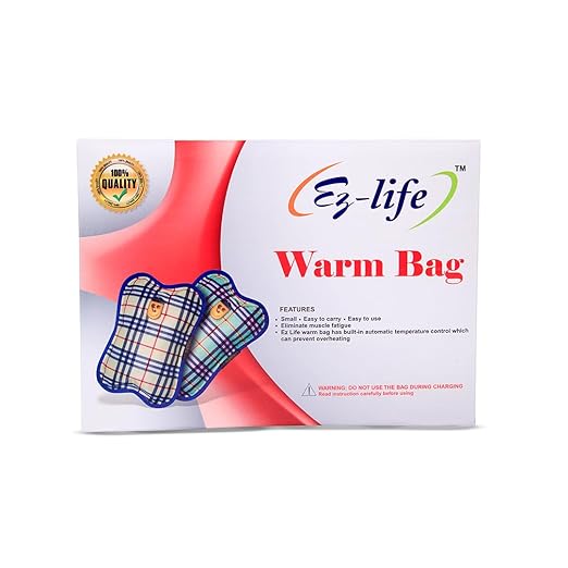 EZ-life Zone Heating Pad With Gel for Pain Relief, Electric Hot Water Bag, Heat Pouch Bottle