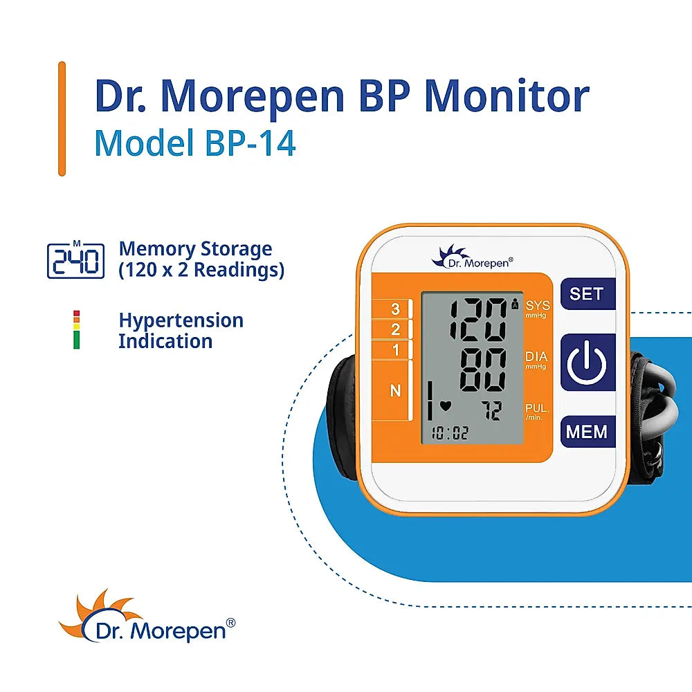 Dr. Morepen Blood Pressure Monitor Model BP-14
