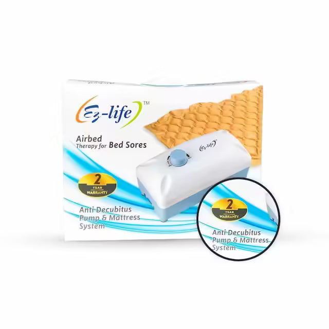 Anti Decubitus Air Bubble Mattress with Pump for Bedridden Patients - Medical Grade EZ AIR-905