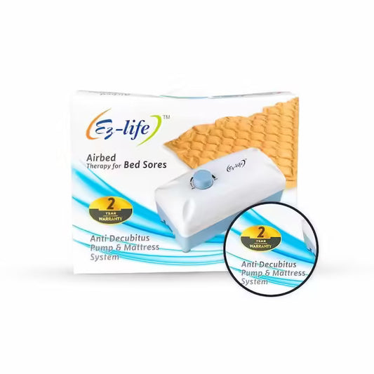 Anti Decubitus Air Bubble Mattress with Pump for Bedridden Patients - Medical Grade EZ AIR-905