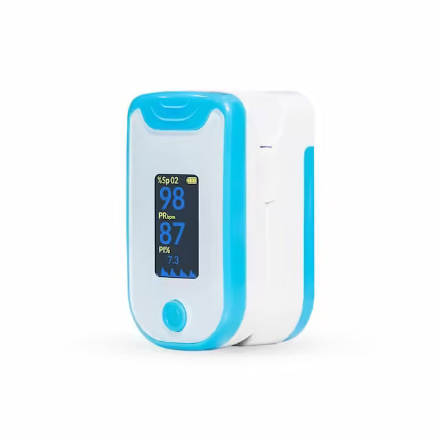 Fingertip Pulse Oximeter - SpO2 - PR Monitor - HD Display with Perfusion Index with Battery EZ 25P